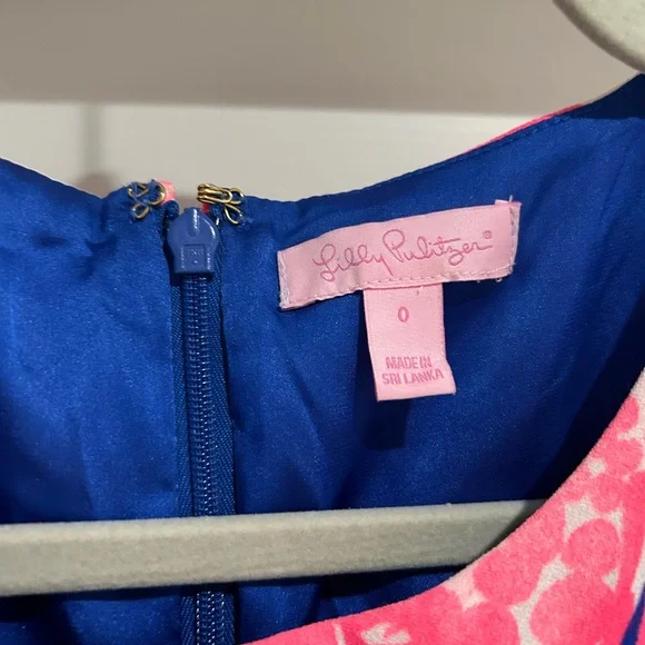 Lilly Pulitzer Pink and Blue Dress - Picture 4 of 5